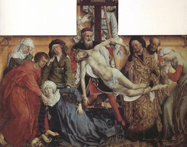 Rogier van der Weyden The Descent from the Cross (nn03) oil painting picture